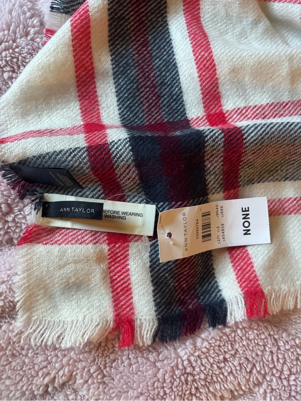 Ann Taylor lightweight plaid
